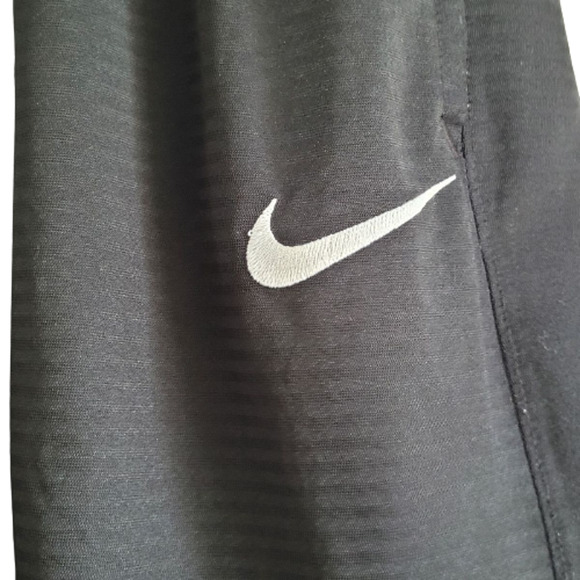Nike Men's Black Logo Elastic Waist Athletic Sport Gym Basketball Shorts Size S - Picture 5 of 7